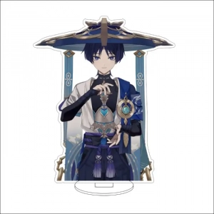 1 Anime Game Genshin Impact Scaramouche Kunikuzushi Wanderer Cos Acrylic Figure Stand Custom Charm Phone Personalized, Keychain, Mô Hình Đứng Standee Anime, In 2 Mặt, Cao 6cm, Trang Trí Decor Bàn Học, Balo