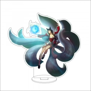 1 Anime Game Lol Lulu Ziggs Ekko Vi Kai'sa Ahri Thresh Lux Seraphine Cos Acrylic Figure Custom Charm Phone Personalized, Keychain, Mô Hình Đứng Standee Anime, In 2 Mặt, Cao 6cm, Trang Trí Decor Bàn Học, Balo