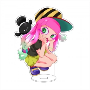 1 Anime Game Splatoon Mc.princess Dj Hyperfresh Inkling Octoling Cos Acrylic Figure Stand Custom Charm Phone Personalized, Keychain, Mô Hình Đứng Standee Anime, In 2 Mặt, Cao 6cm, Trang Trí Decor Bàn Học, Balo