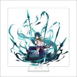 1 Anime Genshin Impact Cosplay Acrylic Figure Stand Plate Xiao Ornaments Gifts Custom Charm Phone Personalized, Keychain, Mô Hình Đứng Standee Anime, In 2 Mặt, Cao 6cm, Trang Trí Decor Bàn Học, Balo