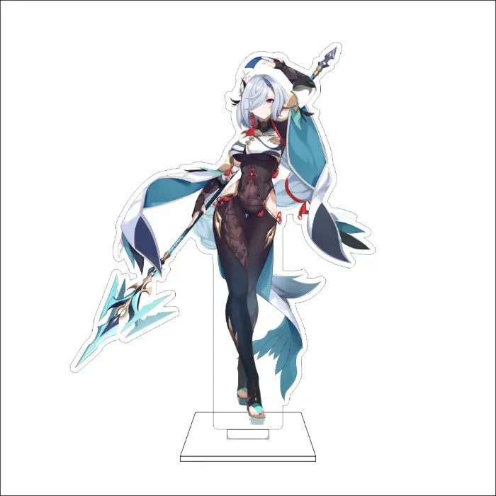 1 Anime Genshin Impact Cosplay Acrylic Figure Stand Plate Shenhe Ornaments Gifts Custom Charm Phone Personalized, Keychain, Mô Hình Đứng Standee Anime, In 2 Mặt, Cao 6cm, Trang Trí Decor Bàn Học, Balo 2 1 Anime Genshin Impact Cosplay Acrylic Figure Stand Plate Shenhe Ornaments Gifts Custom Charm Phone Personalized, Keychain, Mô Hình Đứng Standee Anime, In 2 Mặt, Cao 6cm, Trang Trí Decor Bàn Học, Balo - Ảnh 2