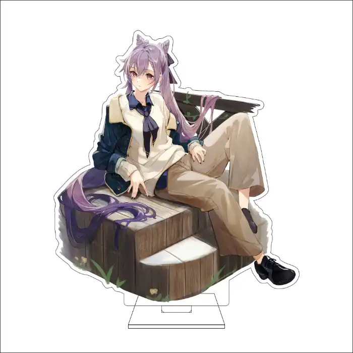 1 Anime Genshin Impact Cosplay Acrylic Figure Stand Plate Keqing Ornaments Gifts Custom Charm Phone Personalized, Keychain, Mô Hình Đứng Standee Anime, In 2 Mặt, Cao 6cm, Trang Trí Decor Bàn Học, Balo 3 1 Anime Genshin Impact Cosplay Acrylic Figure Stand Plate Keqing Ornaments Gifts Custom Charm Phone Personalized, Keychain, Mô Hình Đứng Standee Anime, In 2 Mặt, Cao 6cm, Trang Trí Decor Bàn Học, Balo - Ảnh 3