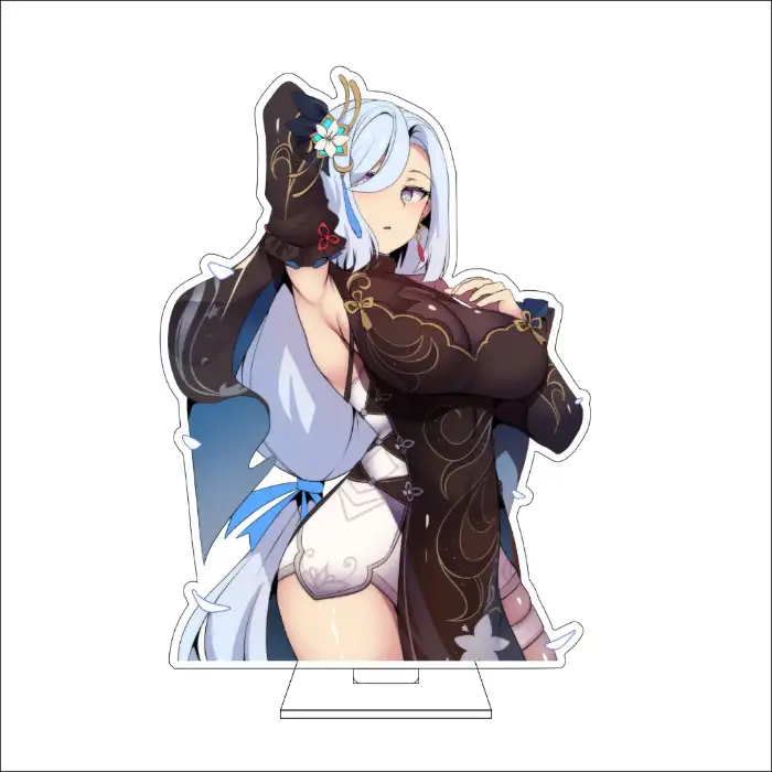 1 Anime Genshin Impact Cosplay Acrylic Figure Stand Plate Shenhe Ornaments Gifts Custom Charm Phone Personalized, Keychain, Mô Hình Đứng Standee Anime, In 2 Mặt, Cao 6cm, Trang Trí Decor Bàn Học, Balo 3 1 Anime Genshin Impact Cosplay Acrylic Figure Stand Plate Shenhe Ornaments Gifts Custom Charm Phone Personalized, Keychain, Mô Hình Đứng Standee Anime, In 2 Mặt, Cao 6cm, Trang Trí Decor Bàn Học, Balo - Ảnh 3