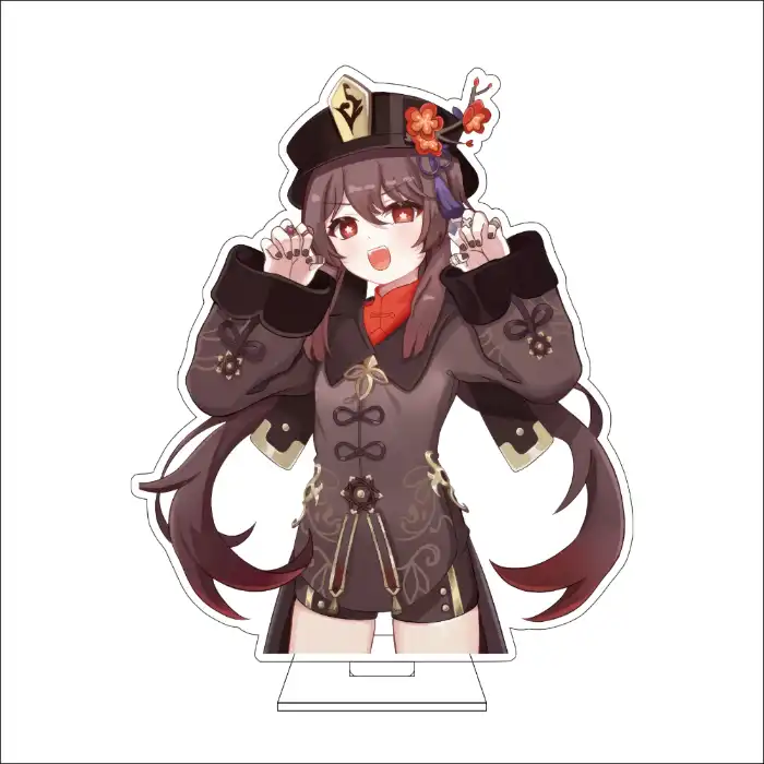 1 Anime Genshin Impact Cosplay Acrylic Figure Stand Plate Hutao Ornaments Gifts Custom Charm Phone Personalized, Keychain, Mô Hình Đứng Standee Anime, In 2 Mặt, Cao 6cm, Trang Trí Decor Bàn Học, Balo 4 1 Anime Genshin Impact Cosplay Acrylic Figure Stand Plate Hutao Ornaments Gifts Custom Charm Phone Personalized, Keychain, Mô Hình Đứng Standee Anime, In 2 Mặt, Cao 6cm, Trang Trí Decor Bàn Học, Balo - Ảnh 4