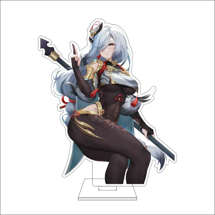 1 Anime Genshin Impact Cosplay Acrylic Figure Stand Plate Shenhe Ornaments Gifts Custom Charm Phone Personalized, Keychain, Mô Hình Đứng Standee Anime, In 2 Mặt, Cao 6cm, Trang Trí Decor Bàn Học, Balo 5 1 Anime Genshin Impact Cosplay Acrylic Figure Stand Plate Shenhe Ornaments Gifts Custom Charm Phone Personalized, Keychain, Mô Hình Đứng Standee Anime, In 2 Mặt, Cao 6cm, Trang Trí Decor Bàn Học, Balo - Ảnh 5