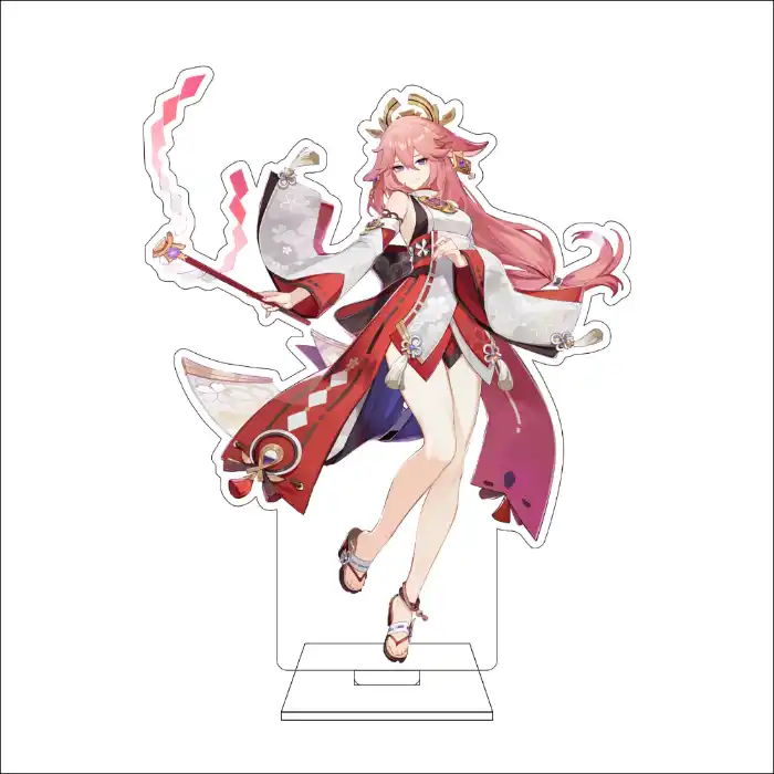 1 Anime Genshin Impact Cosplay Acrylic Figure Stand Plate Yae Miko Ornaments Gifts Custom Charm Phone Personalized, Keychain, Mô Hình Đứng Standee Anime, In 2 Mặt, Cao 6cm, Trang Trí Decor Bàn Học, Balo 8 1 Anime Genshin Impact Cosplay Acrylic Figure Stand Plate Yae Miko Ornaments Gifts Custom Charm Phone Personalized, Keychain, Mô Hình Đứng Standee Anime, In 2 Mặt, Cao 6cm, Trang Trí Decor Bàn Học, Balo - Ảnh 8