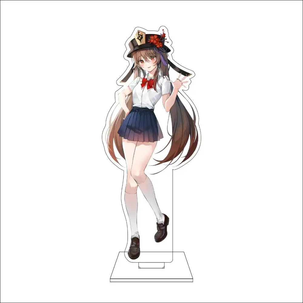 1 Anime Genshin Impact Cosplay Acrylic Figure Stand Plate Hutao Ornaments Gifts Custom Charm Phone Personalized, Keychain, Mô Hình Đứng Standee Anime, In 2 Mặt, Cao 6cm, Trang Trí Decor Bàn Học, Balo 9 1 Anime Genshin Impact Cosplay Acrylic Figure Stand Plate Hutao Ornaments Gifts Custom Charm Phone Personalized, Keychain, Mô Hình Đứng Standee Anime, In 2 Mặt, Cao 6cm, Trang Trí Decor Bàn Học, Balo - Ảnh 9