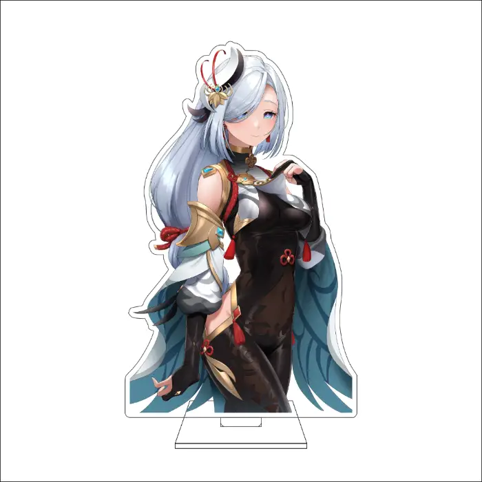 1 Anime Genshin Impact Cosplay Acrylic Figure Stand Plate Shenhe Ornaments Gifts Custom Charm Phone Personalized, Keychain, Mô Hình Đứng Standee Anime, In 2 Mặt, Cao 6cm, Trang Trí Decor Bàn Học, Balo 9 1 Anime Genshin Impact Cosplay Acrylic Figure Stand Plate Shenhe Ornaments Gifts Custom Charm Phone Personalized, Keychain, Mô Hình Đứng Standee Anime, In 2 Mặt, Cao 6cm, Trang Trí Decor Bàn Học, Balo - Ảnh 9