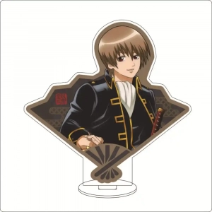 1 Anime Gintama Sakata Gintoki Shimura Shinpachi Kagura Kondou Isao Okita Sougo Cos Custom Charm Phone Personalized, Keychain, Mô Hình Đứng Standee Anime, In 2 Mặt, Cao 6cm, Trang Trí Decor Bàn Học, Balo