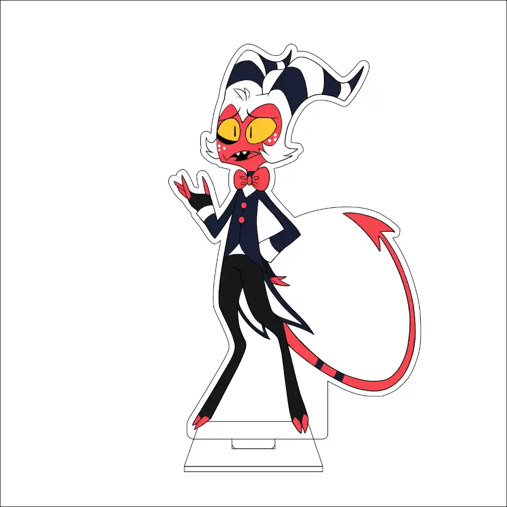 1 Anime Hazbin Cosplay Acrylic Figure Stand Plate Lucifer Morningstar Cherri Vaggie Custom Charm Phone Personalized, Keychain, Mô Hình Đứng Standee Anime, In 2 Mặt, Cao 6cm, Trang Trí Decor Bàn Học, Balo 4 1 Anime Hazbin Cosplay Acrylic Figure Stand Plate Lucifer Morningstar Cherri Vaggie Custom Charm Phone Personalized, Keychain, Mô Hình Đứng Standee Anime, In 2 Mặt, Cao 6cm, Trang Trí Decor Bàn Học, Balo - Ảnh 4