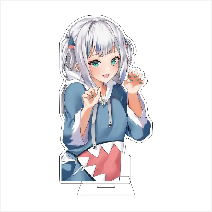 1 Anime Hololive Cosplay Acrylic Figure Stand Plate Gawr Gura Ornaments Gifts Custom Charm Phone Personalized, Keychain, Mô Hình Đứng Standee Anime, In 2 Mặt, Cao 6cm, Trang Trí Decor Bàn Học, Balo 3 1 Anime Hololive Cosplay Acrylic Figure Stand Plate Gawr Gura Ornaments Gifts Custom Charm Phone Personalized, Keychain, Mô Hình Đứng Standee Anime, In 2 Mặt, Cao 6cm, Trang Trí Decor Bàn Học, Balo - Ảnh 3