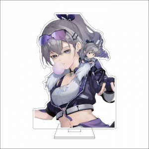 1 Anime Honkai:star Rail Cosplay Acrylic Figure Stand Plate Silver Wolf Ornaments Gifts Custom Charm Phone Personalized, Keychain, Mô Hình Đứng Standee Anime, In 2 Mặt, Cao 6cm, Trang Trí Decor Bàn Học, Balo