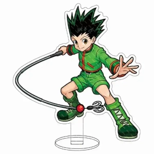 1 Anime Hunter×hunter Acrylic Stand Gon Killua Kurapika Leorio Figure Stand Plate Cosplay Custom Charm Phone Personalized, Keychain, Mô Hình Đứng Standee Anime, In 2 Mặt, Cao 6cm, Trang Trí Decor Bàn Học, Balo