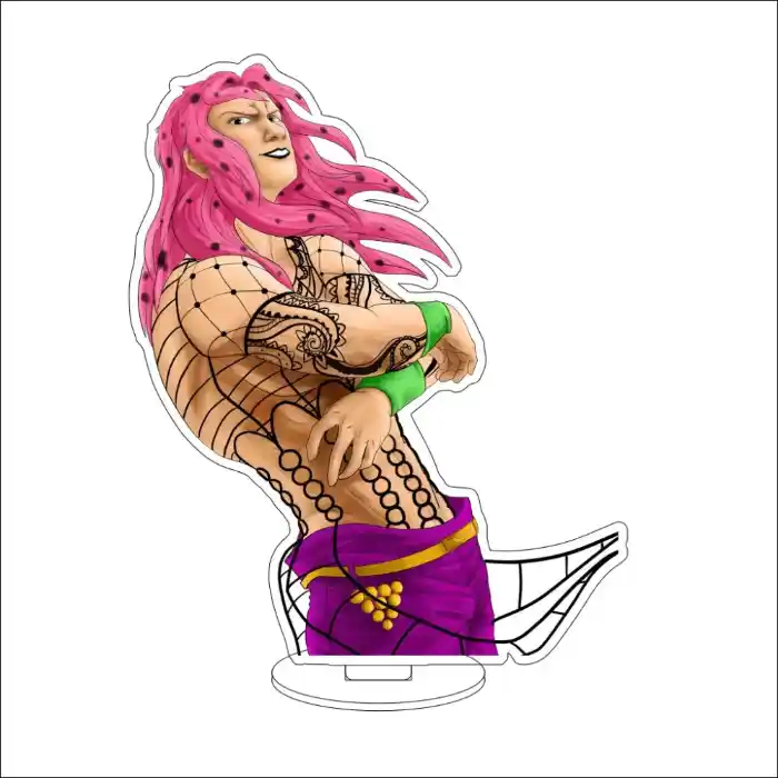 1 Anime Jojo's Bizarre Adventure Giorno Giovanna Joseph Joestar Jolyne Kujo Cos Acrylic Custom Charm Phone Personalized, Keychain, Mô Hình Đứng Standee Anime, In 2 Mặt, Cao 6cm, Trang Trí Decor Bàn Học, Balo 4 1 Anime Jojo's Bizarre Adventure Giorno Giovanna Joseph Joestar Jolyne Kujo Cos Acrylic Custom Charm Phone Personalized, Keychain, Mô Hình Đứng Standee Anime, In 2 Mặt, Cao 6cm, Trang Trí Decor Bàn Học, Balo - Ảnh 4