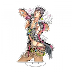 1 Anime Jojo's Bizarre Adventure Joseph Joestar Dio Brando Jonathan Joestar Cos Acrylic Custom Charm Phone Personalized, Keychain, Mô Hình Đứng Standee Anime,  In 2 Mặt, Cao 6cm, Trang Trí Decor Bàn Học, Balo