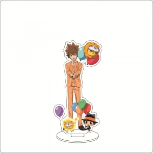 1 Anime Katekyo Hitman Reborn Sawada Tsunayoshi Gokudera Hayato Yamamoto Takeshi Cos Custom Charm Phone Personalized, Keychain, Mô Hình Đứng Standee Anime, In 2 Mặt, Cao 6cm, Trang Trí Decor Bàn Học, Balo