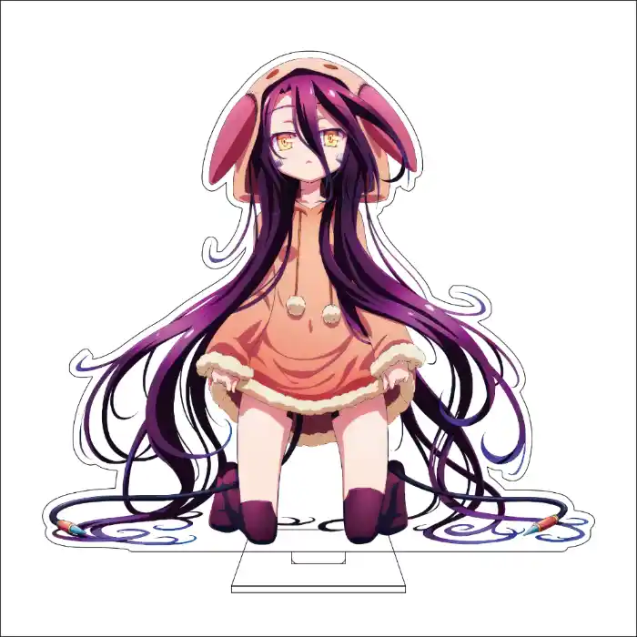 1 Anime No Game No Life Cosplay Acrylic Figure Stand Plate Jibril Shiro Sora Ornaments Custom Charm Phone Personalized, Keychain, Mô Hình Đứng Standee Anime, In 2 Mặt, Cao 6cm, Trang Trí Decor Bàn Học, Balo 10 1 Anime No Game No Life Cosplay Acrylic Figure Stand Plate Jibril Shiro Sora Ornaments Custom Charm Phone Personalized, Keychain, Mô Hình Đứng Standee Anime, In 2 Mặt, Cao 6cm, Trang Trí Decor Bàn Học, Balo - Ảnh 10