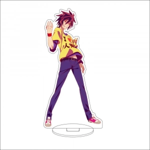 1 Anime No Game No Life Jibril Shiro Stephanie Dora Fiel Nirvalen Izuna Hatsuse Tet Cos Custom Charm Phone Personalized, Keychain, Mô Hình Đứng Standee Anime, In 2 Mặt, Cao 6cm, Trang Trí Decor Bàn Học, Balo