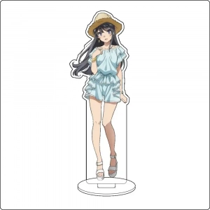 1 Anime Rascal Does Not Dream Of Bunny Girl Senpai Sakurajima Mai Azusagawa Sakuta Os Custom Charm Phone Personalized, Keychain, Mô Hình Đứng Standee Anime,  In 2 Mặt, Cao 6cm, Trang Trí Decor Bàn Học, Balo