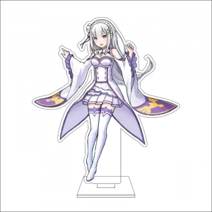 1 Anime Re:zero - Starting Life In Another World Cosplay Acrylic Figure Stand Plate Custom Charm Phone Personalized, Keychain, Mô Hình Đứng Standee Anime, In 2 Mặt, Cao 6cm, Trang Trí Decor Bàn Học, Balo