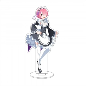 1 Anime Re:zero Starting Life In Another World Rem Emilia Ram Natsuki Subaru Cos Acrylic Custom Charm Phone Personalized, Keychain, Mô Hình Đứng Standee Anime, In 2 Mặt, Cao 6cm, Trang Trí Decor Bàn Học, Balo