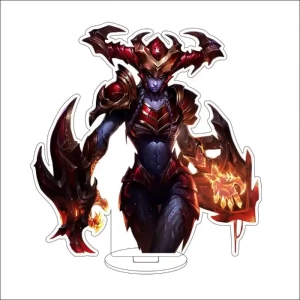 1 Anime Shyvana Evelynn Jinx Lillia Yasuo Kai'sa Cos Acrylic Figure Stand Ornaments Custom Charm Phone Personalized, Keychain, Mô Hình Đứng Standee Anime, In 2 Mặt, Cao 6cm, Trang Trí Decor Bàn Học, Balo