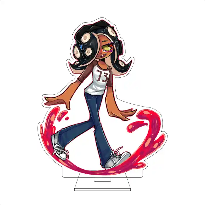 1 Anime Splatoon Cosplay Acrylic Figure Stand Plate Myaku Hanakasa Salmon inkling Custom Charm Phone Personalized, Keychain, Mô Hình Đứng Standee Anime, In 2 Mặt, Cao 6cm, Trang Trí Decor Bàn Học, Balo 3 1 Anime Splatoon Cosplay Acrylic Figure Stand Plate Myaku Hanakasa Salmon inkling Custom Charm Phone Personalized, Keychain, Mô Hình Đứng Standee Anime, In 2 Mặt, Cao 6cm, Trang Trí Decor Bàn Học, Balo - Ảnh 3