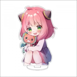 1 Anime Spy×family Anya Forger Damian Desmond Cos Acrylic Figure Stand Ornaments Lovely Custom Charm Phone Personalized, Keychain, Mô Hình Đứng Standee Anime, In 2 Mặt, Cao 6cm, Trang Trí Decor Bàn Học, Balo