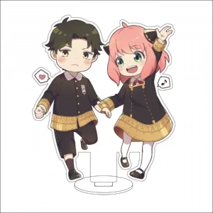 1 Anime Spy×family Yor Forger Damian Desmond Fiona Frost Anya Forger Loid Forger Cos Custom Charm Phone Personalized, Keychain, Mô Hình Đứng Standee Anime, In 2 Mặt, Cao 6cm, Trang Trí Decor Bàn Học, Balo