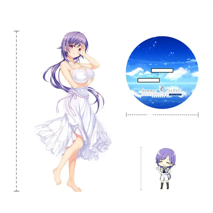 1 Anime Summer Pockets Acrylic Keychain Stand Model Cosplay Charm Characters Ornament Custom Charm Phone Personalized, Keychain, Mô Hình Đứng Standee Anime, In 2 Mặt, Cao 6cm, Trang Trí Decor Bàn Học, Balo 1 1 Anime Summer Pockets Acrylic Keychain Stand Model Cosplay Charm Characters Ornament Custom Charm Phone Personalized, Keychain, Mô Hình Đứng Standee Anime, In 2 Mặt, Cao 6cm, Trang Trí Decor Bàn Học, Balo