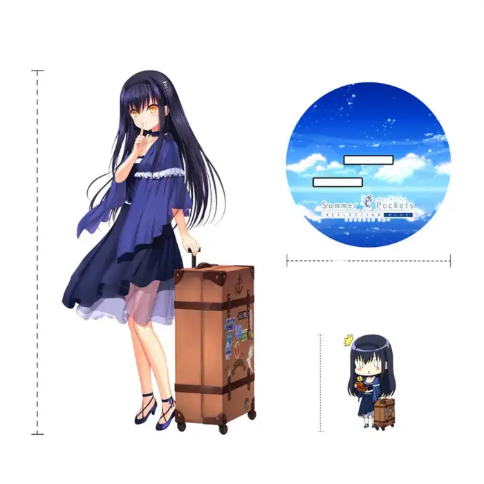 1 Anime Summer Pockets Acrylic Keychain Stand Model Cosplay Charm Characters Ornament Custom Charm Phone Personalized, Keychain, Mô Hình Đứng Standee Anime, In 2 Mặt, Cao 6cm, Trang Trí Decor Bàn Học, Balo 2 1 Anime Summer Pockets Acrylic Keychain Stand Model Cosplay Charm Characters Ornament Custom Charm Phone Personalized, Keychain, Mô Hình Đứng Standee Anime, In 2 Mặt, Cao 6cm, Trang Trí Decor Bàn Học, Balo - Ảnh 2