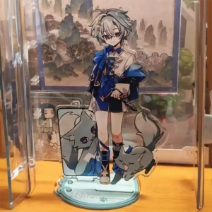 1 Charm Anime Genshin Impact Acrylic Keychain Stand Model Cosplay Characters Ornament Custom Charm Phone Personalized, Keychain, Mô Hình Đứng Standee Anime, In 2 Mặt, Cao 6cm, Trang Trí Decor Bàn Học, Balo