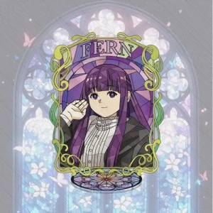 1 Charm Anime Journey's End Frieren At The Funeral Acrylic Stand Model Cosplay Characters Custom Charm Phone Personalized, Keychain, Mô Hình Đứng Standee Anime, In 2 Mặt, Cao 6cm, Trang Trí Decor Bàn Học, Balo