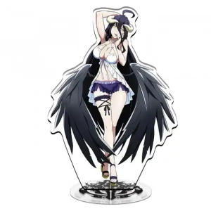 1 Charm Anime Overlord Acrylic Stand Model Cosplay Characters Ornament Accessories Goods Custom Charm Phone Personalized, Keychain, Mô Hình Đứng Standee Anime, In 2 Mặt, Cao 6cm, Trang Trí Decor Bàn Học, Balo