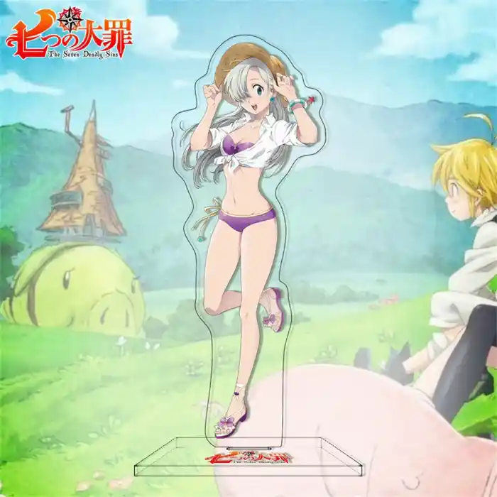 1 Charm Anime The Seven Deadly Sins Acrylic Stand Model Cosplay Characters Ornament Custom Charm Phone Personalized, Keychain, Mô Hình Đứng Standee Anime, In 2 Mặt, Cao 6cm, Trang Trí Decor Bàn Học, Balo 2 1 Charm Anime The Seven Deadly Sins Acrylic Stand Model Cosplay Characters Ornament Custom Charm Phone Personalized, Keychain, Mô Hình Đứng Standee Anime, In 2 Mặt, Cao 6cm, Trang Trí Decor Bàn Học, Balo - Ảnh 2