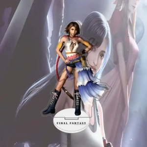 1 Final Fantasy Vii Remake Acrylic Stand, Cloud & Sephiroth Figure Game Peripherals Desk Custom Charm Phone Personalized, Keychain, Mô Hình Đứng Standee Anime, In 2 Mặt, Cao 6cm, Trang Trí Decor Bàn Học, Balo
