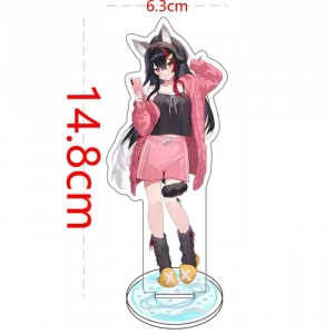 1 Hololive Production Characters Acrylic Stand Fubuki Mio Towa Figure Key Cute Anime Custom Charm Phone Personalized, Keychain, Mô Hình Đứng Standee Anime, In 2 Mặt, Cao 6cm, Trang Trí Decor Bàn Học, Balo