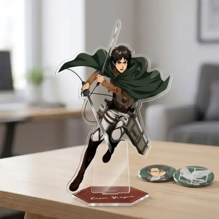 1 Hot Anime Attack On Titan Acrylic Stand Transpa Model Figure Cosplay Birthday Fans Custom Charm Phone Personalized, Keychain, Mô Hình Đứng Standee Anime, In 2 Mặt, Cao 6cm, Trang Trí Decor Bàn Học, Balo 2 1 Hot Anime Attack On Titan Acrylic Stand Transpa Model Figure Cosplay Birthday Fans Custom Charm Phone Personalized, Keychain, Mô Hình Đứng Standee Anime, In 2 Mặt, Cao 6cm, Trang Trí Decor Bàn Học, Balo - Ảnh 2