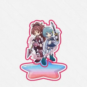1 Hot Anime Puella Magi Madoka Magica Acrylic Stand Model Keychain Characters Ornament Custom Charm Phone Personalized, Keychain, Mô Hình Đứng Standee Anime, In 2 Mặt, Cao 6cm, Trang Trí Decor Bàn Học, Balo
