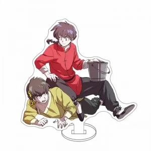 1 New Anime Ranma 1/2 Acrylic Stand Model Cosplay Charm Characters Ornament Accessories Custom Charm Phone Personalized, Keychain, Mô Hình Đứng Standee Anime, In 2 Mặt, Cao 6cm, Trang Trí Decor Bàn Học, Balo