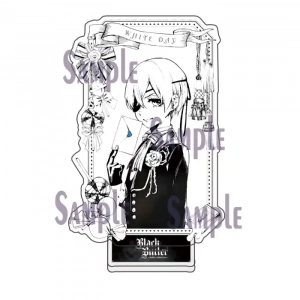 1 New Black Butler Anime Figure Sebastian Michaelis Grelle Acrylic Stands Sebastian Custom Charm Phone Personalized, Keychain, Mô Hình Đứng Standee Anime,  In 2 Mặt, Cao 6cm, Trang Trí Decor Bàn Học, Balo