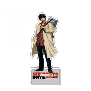 1 Sakamoto Days Acrylic Stand Shin Asakura Taro Sakamoto Anime Collection Accesorios Cute Custom Charm Phone Personalized, Keychain, Mô Hình Đứng Standee Anime, In 2 Mặt, Cao 6cm, Trang Trí Decor Bàn Học, Balo
