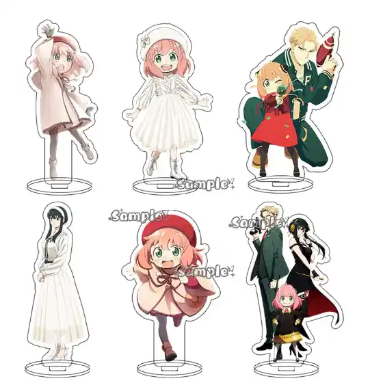 6pcs Anime Acrylic Stand Anya Forger Loid Forger Yor Family Q Version Ornament Cute Dessert Custom Charm Phone Personalized, Keychain, Mô Hình Đứng Standee Anime, In 2 Mặt, Cao 6cm, Trang Trí Decor Bàn Học, Balo 3 6pcs Anime Acrylic Stand Anya Forger Loid Forger Yor Family Q Version Ornament Cute Dessert Custom Charm Phone Personalized, Keychain, Mô Hình Đứng Standee Anime, In 2 Mặt, Cao 6cm, Trang Trí Decor Bàn Học, Balo - Ảnh 3