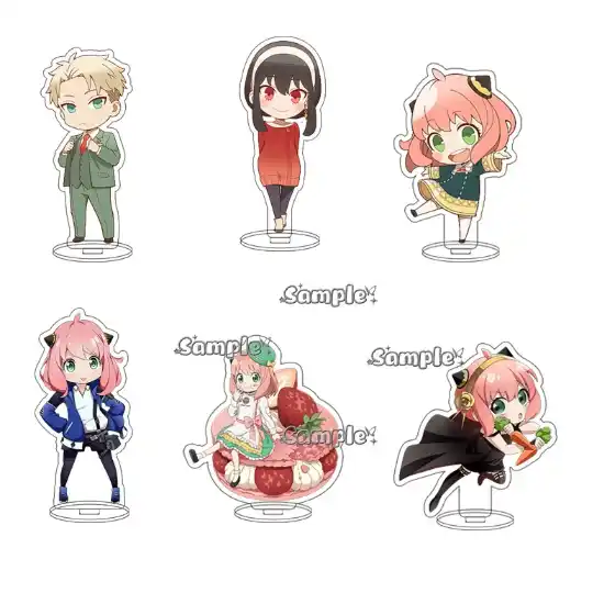 6pcs Anime Acrylic Stand Anya Forger Loid Forger Yor Family Q Version Ornament Cute Dessert Custom Charm Phone Personalized, Keychain, Mô Hình Đứng Standee Anime, In 2 Mặt, Cao 6cm, Trang Trí Decor Bàn Học, Balo 9 6pcs Anime Acrylic Stand Anya Forger Loid Forger Yor Family Q Version Ornament Cute Dessert Custom Charm Phone Personalized, Keychain, Mô Hình Đứng Standee Anime, In 2 Mặt, Cao 6cm, Trang Trí Decor Bàn Học, Balo - Ảnh 9