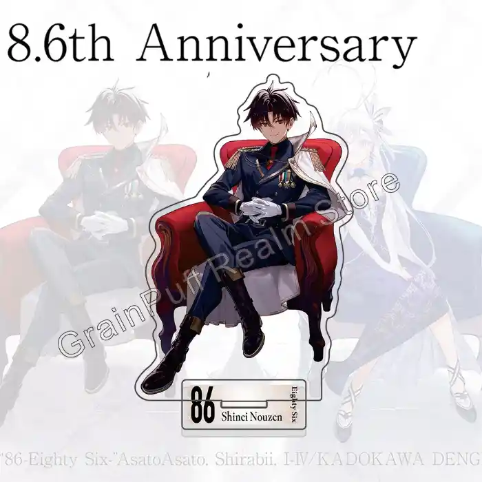 86 Eighty Six 8.6th Anniversary Acrylic Standee - Shinei Nouzen & Vladilena Milize Figure - Custom Charm Phone Personalized, Keychain, Mô Hình Đứng Standee Anime, In 2 Mặt, Cao 6cm, Trang Trí Decor Bàn Học, Balo 2 86 Eighty Six 8.6th Anniversary Acrylic Standee - Shinei Nouzen & Vladilena Milize Figure - Custom Charm Phone Personalized, Keychain, Mô Hình Đứng Standee Anime, In 2 Mặt, Cao 6cm, Trang Trí Decor Bàn Học, Balo - Ảnh 2
