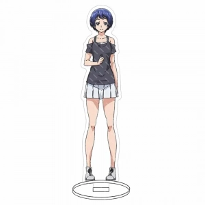 8pcs Anime Grande Blue Dreaming Acrylic Stand Model Cosplay Charm Characters Ornament Custom Charm Phone Personalized, Keychain, Mô Hình Đứng Standee Anime, In 2 Mặt, Cao 6cm, Trang Trí Decor Bàn Học, Balo