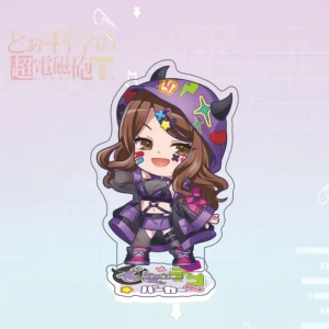 A Certain Scientific Railgun T Devil Deco Hoodie Acrylic Stand, Mikoto Kuroko Figure Standee, Custom Charm Phone Personalized, Keychain, Mô Hình Đứng Standee Anime, In 2 Mặt, Cao 6cm, Trang Trí Decor Bàn Học, Balo