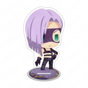 Acrylic Jojo's Bizarre Adventure Stand Keychain Giorno Bucciarati Diavolo Chibi Anime Custom Charm Phone Personalized, Keychain, Mô Hình Đứng Standee Anime,  In 2 Mặt, Cao 6cm, Trang Trí Decor Bàn Học, Balo