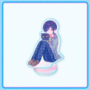 Acrylic Stand: Love Comedy Switch Web Pon Lottery Ver, Cute Anime Girl Figure Plate, Desktop Custom Charm Phone Personalized, Keychain, Mô Hình Đứng Standee Anime, In 2 Mặt, Cao 6cm, Trang Trí Decor Bàn Học, Balo