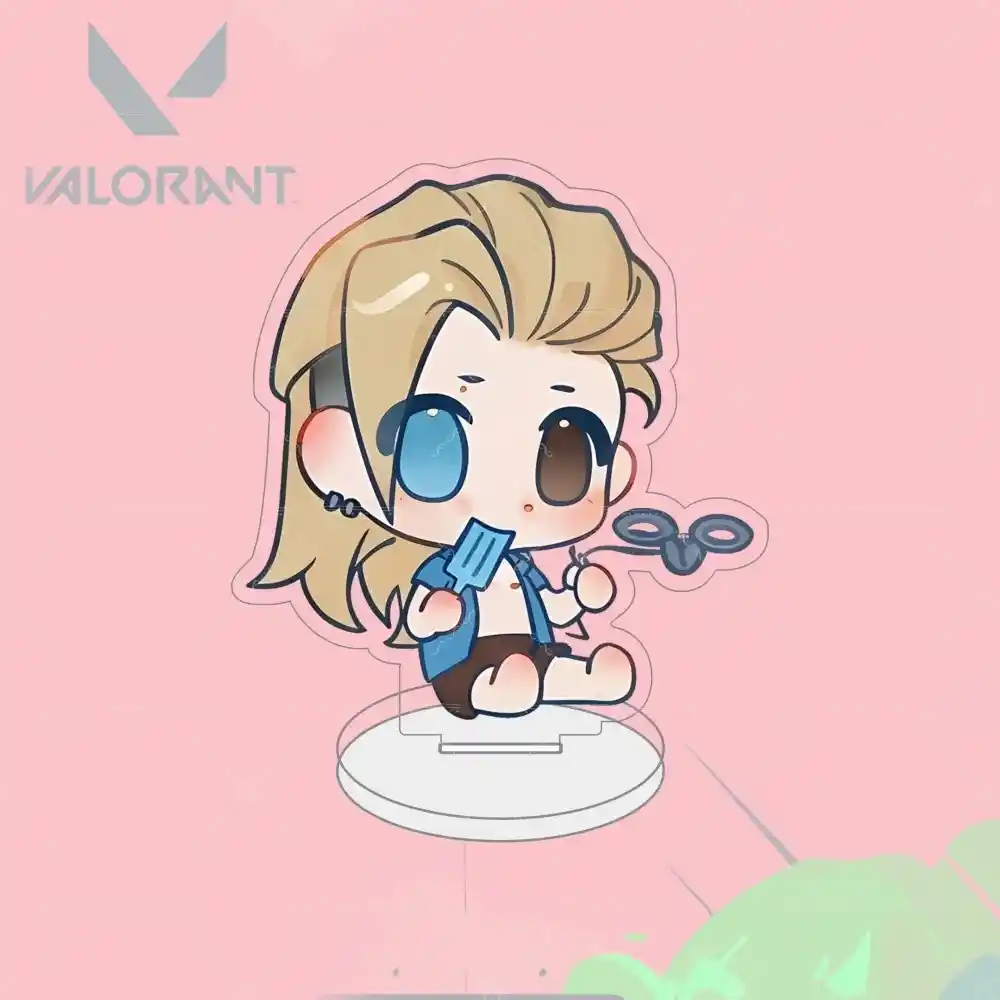 Acrylic Valorant Summer Chibi Stand Jett Keychain For Fans Collectible Figures Of Reyna Custom Charm Phone Personalized, Keychain, Mô Hình Đứng Standee Anime, In 2 Mặt, Cao 6cm, Trang Trí Decor Bàn Học, Balo 2 Acrylic Valorant Summer Chibi Stand Jett Keychain For Fans Collectible Figures Of Reyna Custom Charm Phone Personalized, Keychain, Mô Hình Đứng Standee Anime, In 2 Mặt, Cao 6cm, Trang Trí Decor Bàn Học, Balo - Ảnh 2